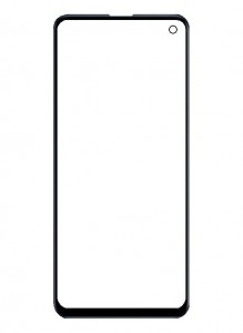 Replacement Front Glass For Samsung Galaxy F52 5g Black By - Maxbhi Com