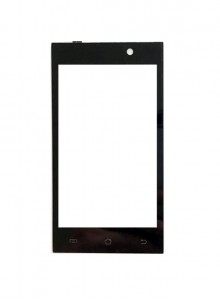 Replacement Front Glass For Micromax A093 Canvas Fire Black By - Maxbhi.com