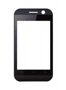 Replacement Front Glass For Lava Iris 300 Style Blue By - Maxbhi.com