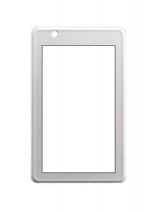 Replacement Front Glass For Hcl Me U1 Black By - Maxbhi.com