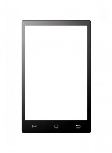 Replacement Front Glass For Lava Discover 136s Black By - Maxbhi.com