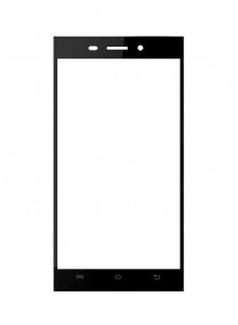 Replacement Front Glass For Karbonn A6 Turbo 3g Black By - Maxbhi.com
