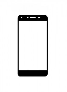 Replacement Front Glass For Honor 5a Black By - Maxbhi.com