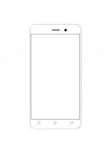 Replacement Front Glass For Zen Admire Thrill Gold By - Maxbhi.com
