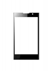 Replacement Front Glass For Videocon Challenger V40ue Black By - Maxbhi.com
