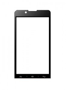 Replacement Front Glass For Kenxinda P550 Black By - Maxbhi.com