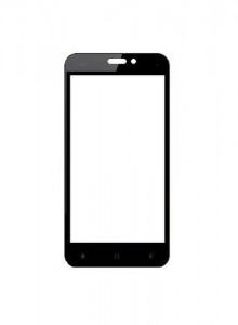 Replacement Front Glass For Mtech Turbo L10 White By - Maxbhi.com