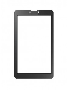 Replacement Front Glass For Innjoo F1 Black By - Maxbhi.com