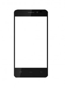 Replacement Front Glass For Prestigio Multiphone 5400 Duo Black By - Maxbhi.com