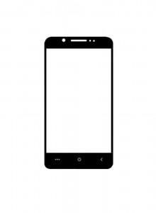 Replacement Front Glass For Reach Axis Rd61 3e White By - Maxbhi.com