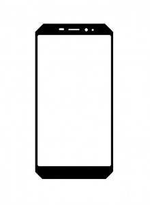 Replacement Front Glass For Ulefone Armor X6 White By - Maxbhi Com