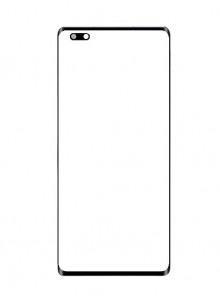 Replacement Front Glass For Honor V40 5g Black By - Maxbhi Com