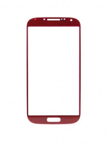 Replacement Front Glass For Samsung Galaxy S4 Value Edition I9515 Red By - Maxbhi.com