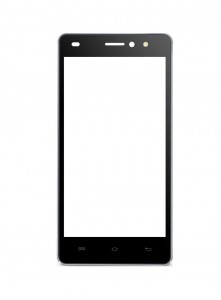 Replacement Front Glass For Lava A71 White By - Maxbhi.com