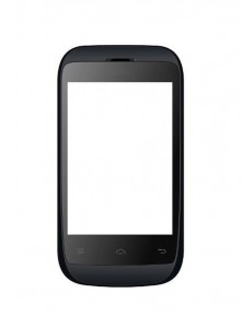 Replacement Front Glass For Lava Discover 135s Black By - Maxbhi.com