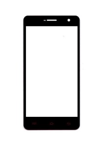 Replacement Front Glass For Spice Mi514 Black By - Maxbhi.com
