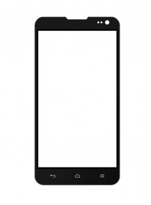 Replacement Front Glass For Cheers Smart Turbo 3g Black By - Maxbhi.com