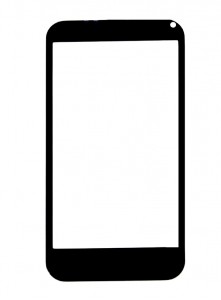 Replacement Front Glass For Htc Droid Incredible 2 Black By - Maxbhi.com