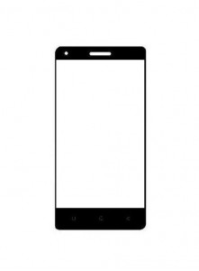 Replacement Front Glass For Zen Cinemax Click Black By - Maxbhi.com
