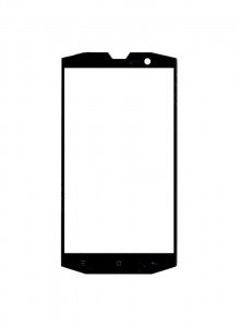 Replacement Front Glass For Agm A8 White By - Maxbhi.com