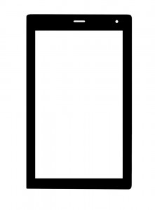 Replacement Front Glass For Prestigio Multipad Ranger 7.0 3g Black By - Maxbhi.com