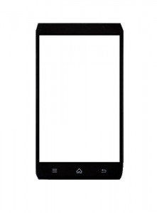 Replacement Front Glass For Zte N799d Blade Eg Black By - Maxbhi.com