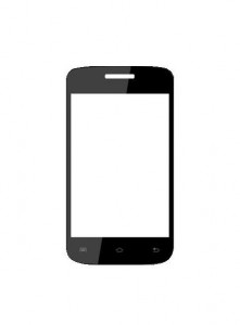 Replacement Front Glass For Zen Ultrafone 102 Black By - Maxbhi.com