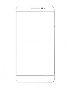 Replacement Front Glass For Coolpad Y76 Black By - Maxbhi Com