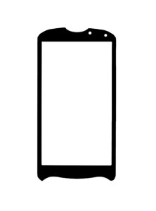 Replacement Front Glass For Sony Ericsson Xperia Pro Red By - Maxbhi.com