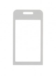 Replacement Front Glass For Samsung Tocco Lite Gts5230 White By - Maxbhi.com