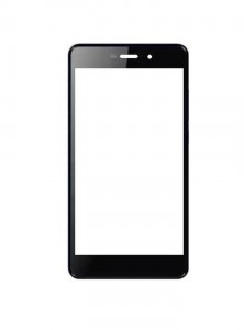 Replacement Front Glass For Micromax Canvas Mega 4g Black By - Maxbhi.com