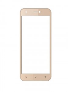 Replacement Front Glass For Intex Aqua 5.5 Vr Gold By - Maxbhi.com
