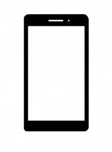 Replacement Front Glass For Asus Fonepad White By - Maxbhi.com