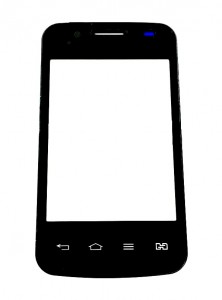 Replacement Front Glass For Lg Optimus L1 Ii E410 Black By - Maxbhi.com