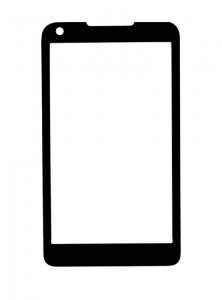 Replacement Front Glass For Lenovo Lephone S880 Black By - Maxbhi.com