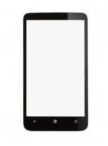 Replacement Front Glass For Htc Trophy 7 T8686 White By - Maxbhi.com