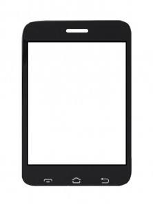 Replacement Front Glass For Iball Aura 2b Red By - Maxbhi.com