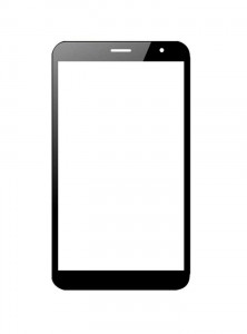 Replacement Front Glass For Iball Slide D7061 White By - Maxbhi.com