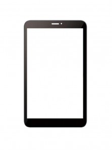 Replacement Front Glass For Leafline L8 Grey By - Maxbhi.com