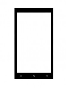 Replacement Front Glass For Rage Attitude 4.5 Black By - Maxbhi.com