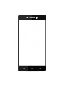 Replacement Front Glass For Forme F7 Black By - Maxbhi.com