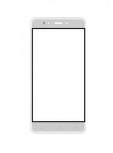 Replacement Front Glass For Qmobile Noir Lt750 Gold By - Maxbhi.com