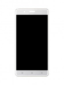 Lcd With Touch Screen For Clout X418 Zest White By - Maxbhi.com