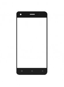 Replacement Front Glass For Archos 50b Cobalt Grey By - Maxbhi.com