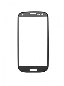 Replacement Front Glass For Samsung Galaxy S3 I535 Black By - Maxbhi.com