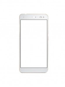 Replacement Front Glass For Lyf Earth 1 White By - Maxbhi.com