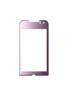 Replacement Front Glass For Samsung S8000 Jet 2 Purple By - Maxbhi.com