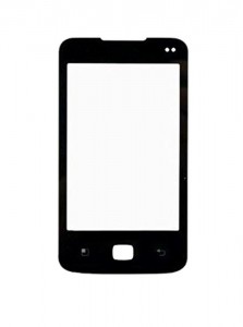 Replacement Front Glass For Lg Optimus Hub E510 Black By - Maxbhi.com