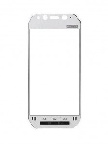 Replacement Front Glass For Panasonic Toughpad Fzn1 White By - Maxbhi.com