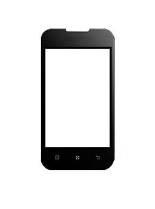 Replacement Front Glass For Lenovo A365e Black By - Maxbhi.com